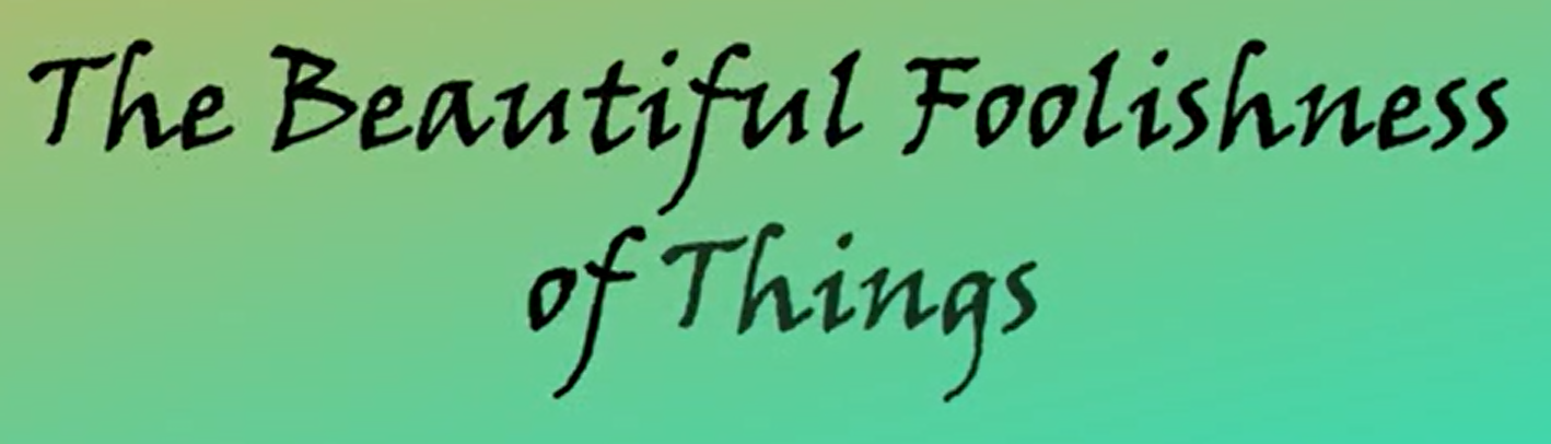 The Beautiful Foolishness of Things